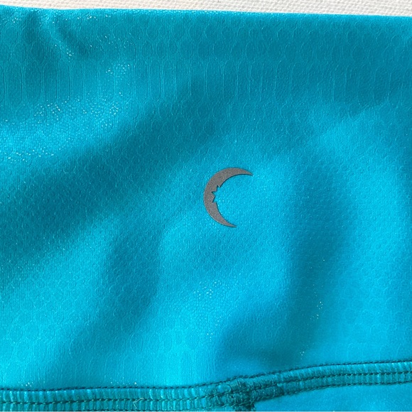 Zyia Leggings Womens 6-8 Light N Tight Ombre Metallic Teal Venom Snake Blue - Picture 10 of 14